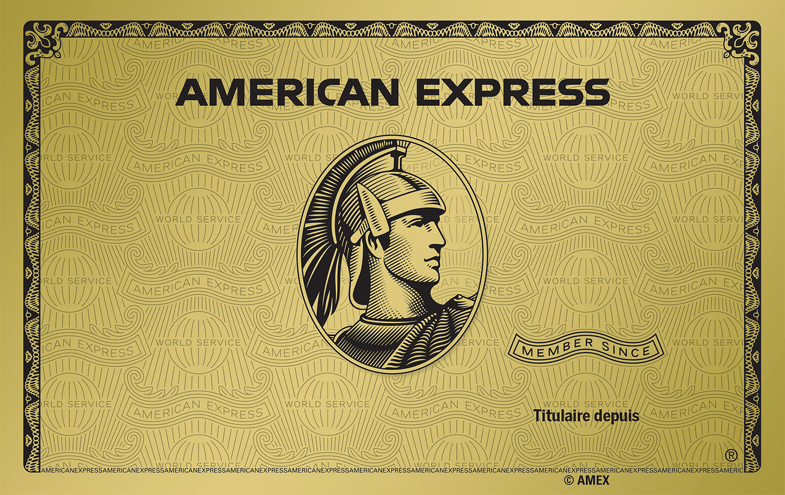 Amex Gold in Wallet